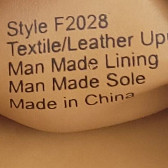 J. Crew F2028 Black Leather Striped Textile Women's Peep Toe D'Orsay Flats 9M - Picture 5 of 7